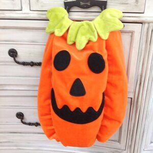 Dog Pumpkin Halloween Costume New Soft Plush